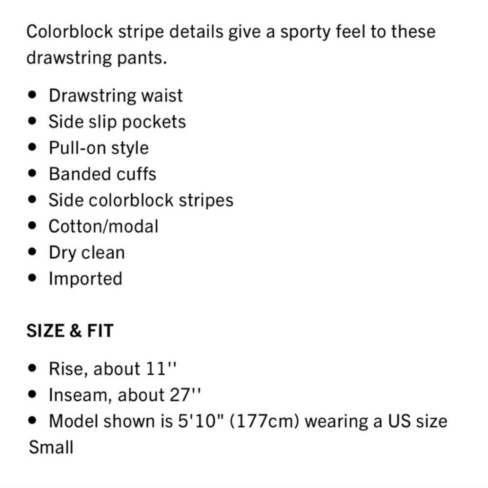 Monrow Color Block Knit Sweatpant Jogger Multi Women's XS - Picture 10 of 10